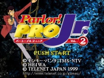 Parlor! Pro Jr. Vol. 2 - CR Lupin Sansei K (JP) screen shot title